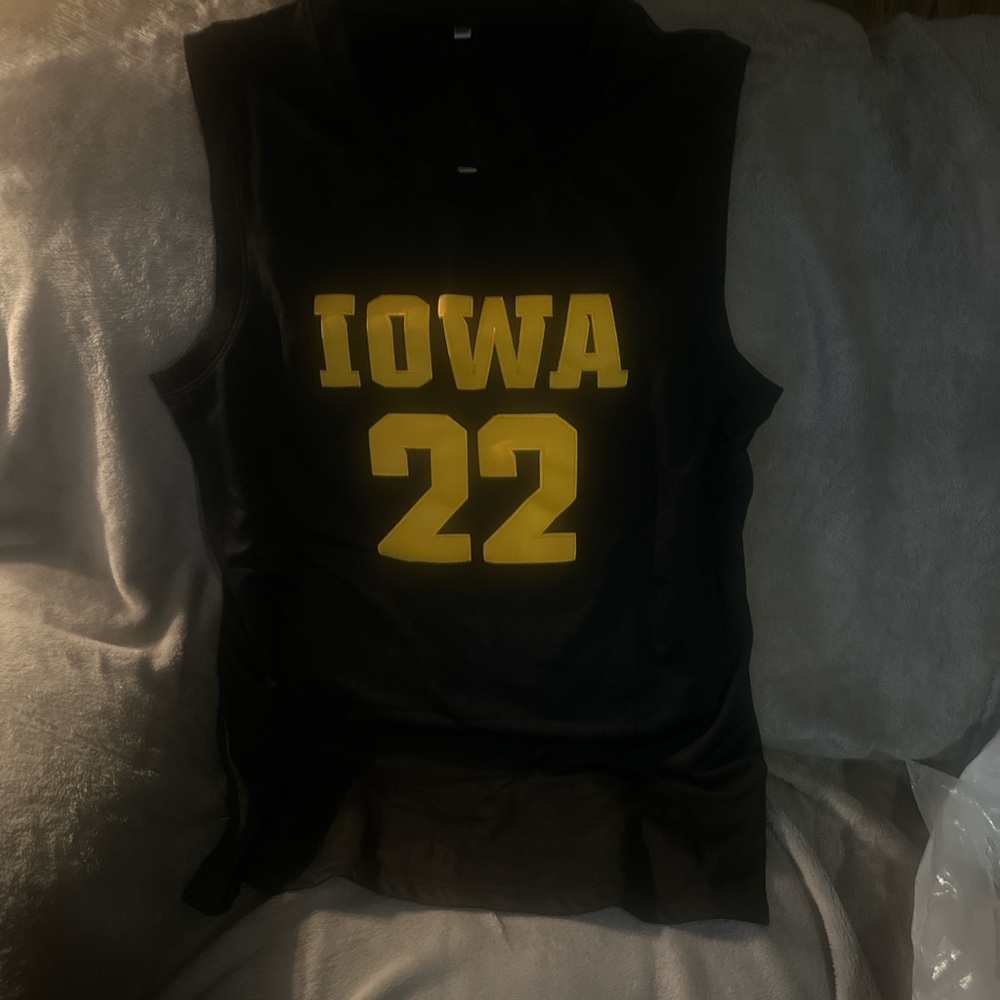 Black Iowa 22 Sleeveless Shirt